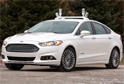 Ford unveils self-driving fusion hybrid research car