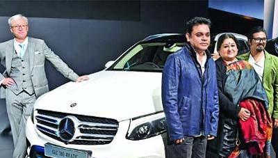 AR Rahman with Mercedes-Benz launches `ProjectX` at Auto Expo 2016